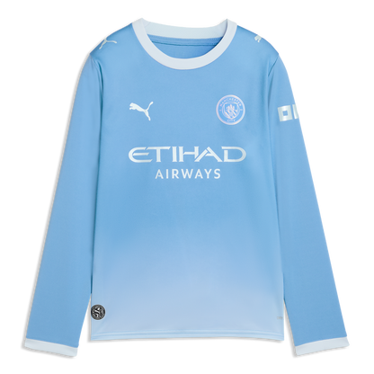 Maglia Manchester City 26/27 Home – Maniche Lunghe | Bambino