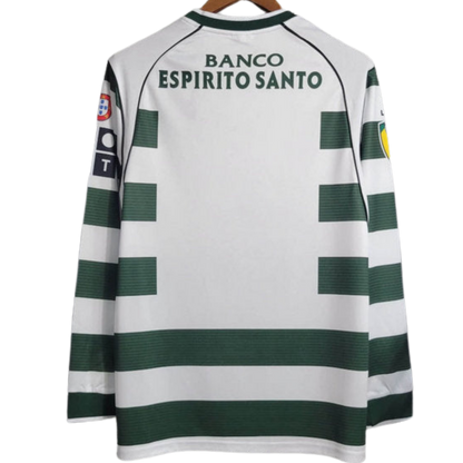 Shirt Sporting 2001/03 Long Sleeve Green