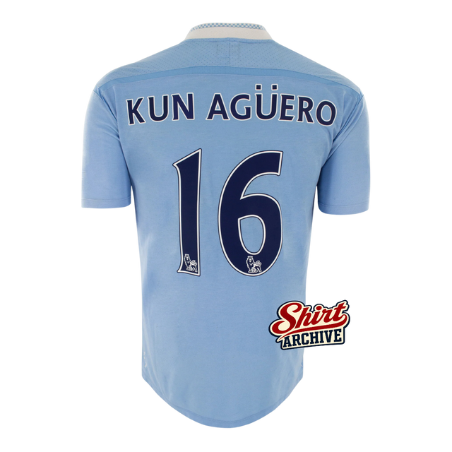 Maillot Rétro Manchester City 11/12 – Agüero