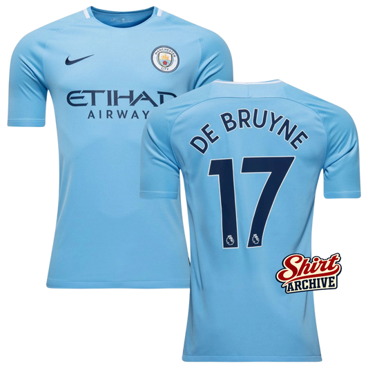 Shirt Bruyne Manchester City 17-18 – Shirt Archive