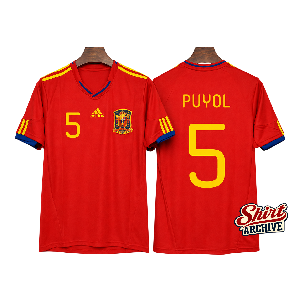 Shirt Puyol Spain 2010 – Shirt Archive