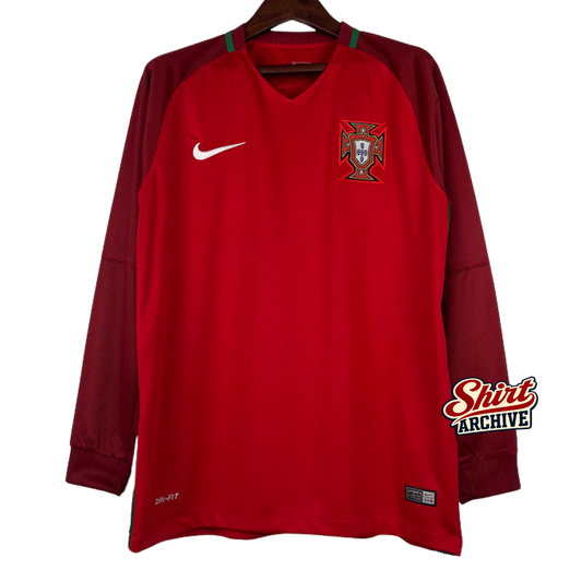 Shirt Portugal 2016 Long Sleeve Red