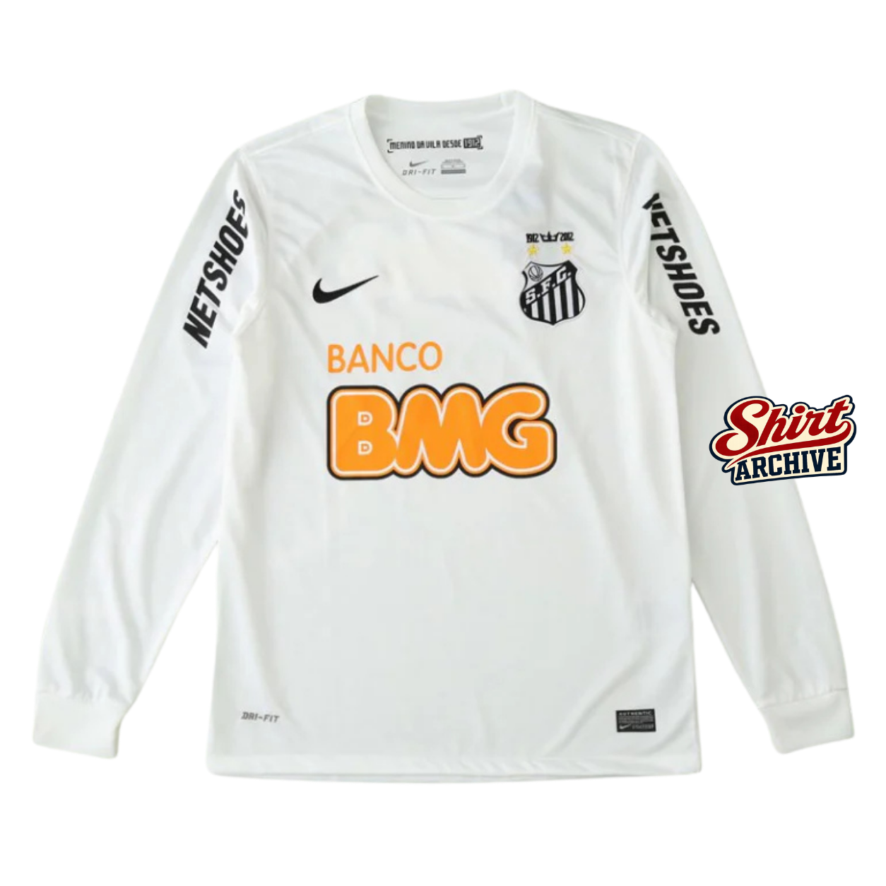 Shirt Santos Long Sleeve 2011/12 Home