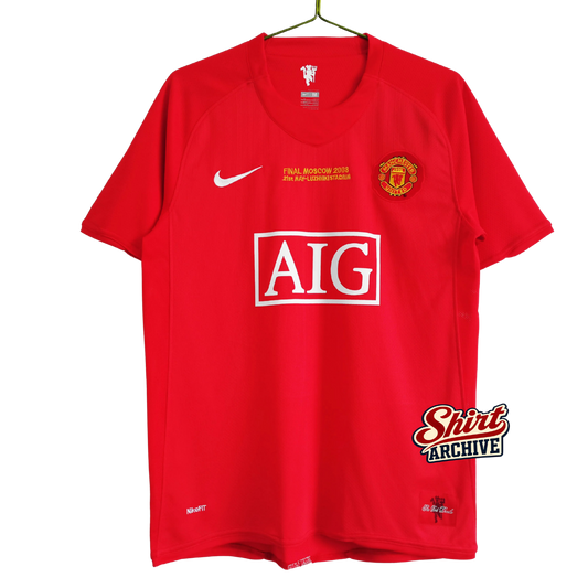 Shirt Manchester United 2007/08 Home UCL