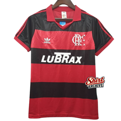 Shirt Flamengo 1990 Red and Black - Adidas