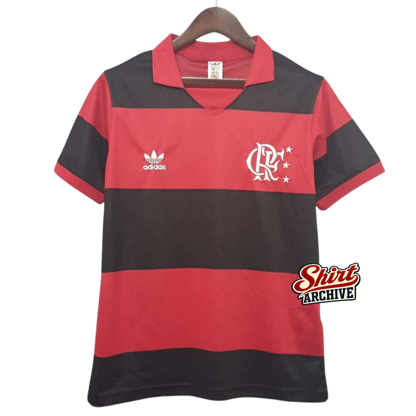 Shirt Flamengo 1982 Red and Black - Adidas