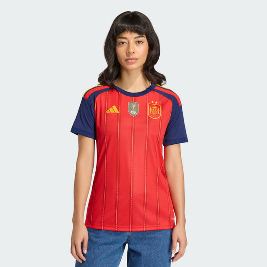 Camiseta Campeones del Mundo Selección Española 2026 Primera Equipación | Mujer
