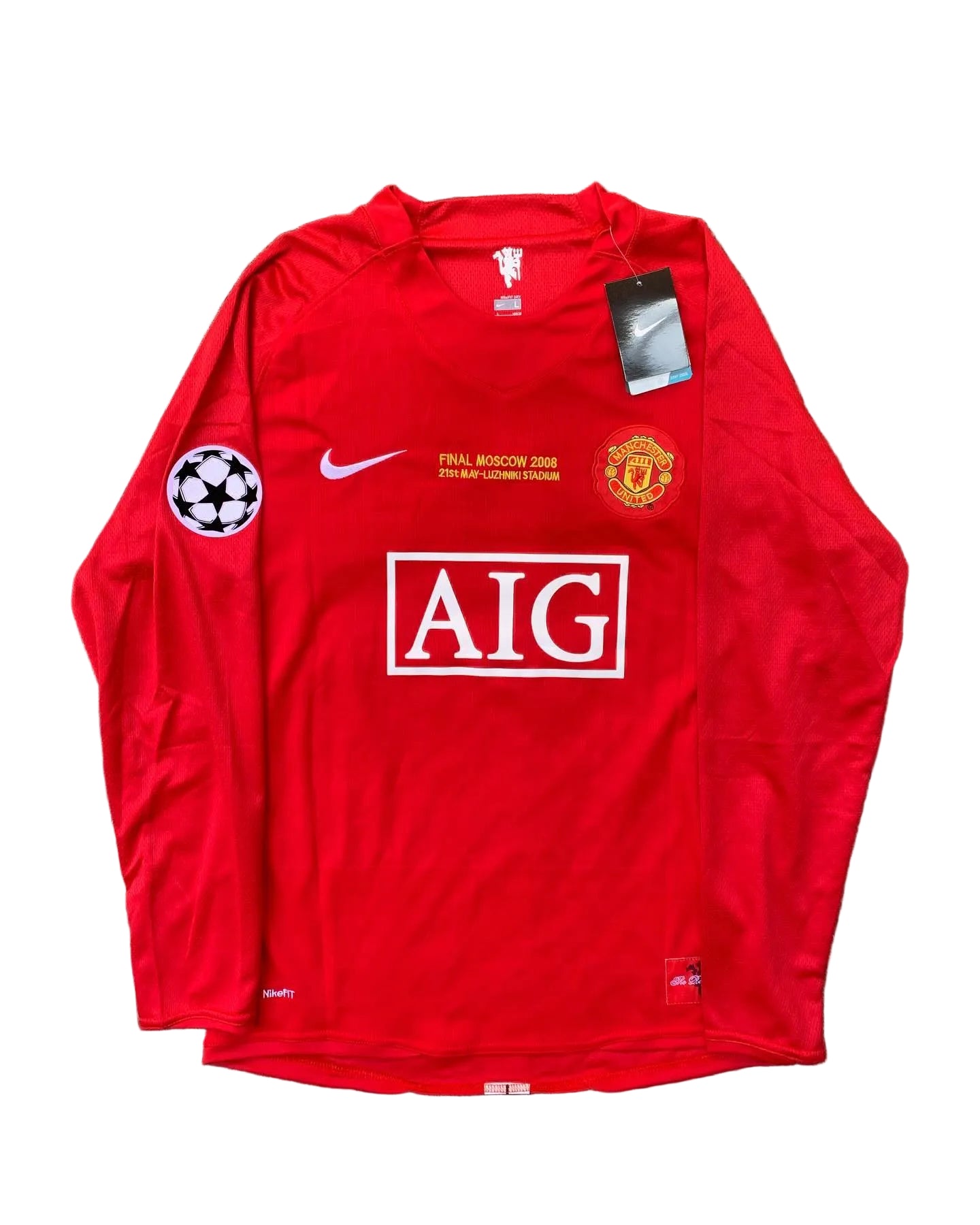 Shirt Cristiano Ronaldo Manchester United 07-08 - Long Sleeve – Shirt Archive