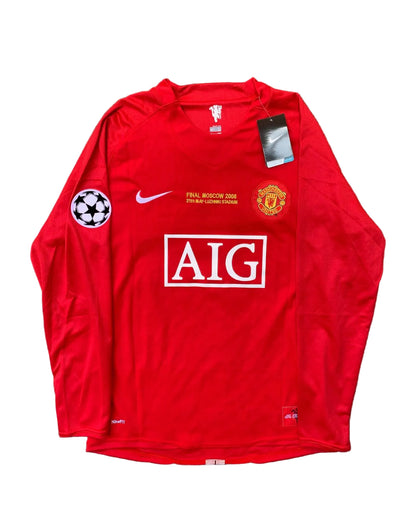 Shirt Cristiano Ronaldo Manchester United 07-08 - Long Sleeve – Shirt Archive