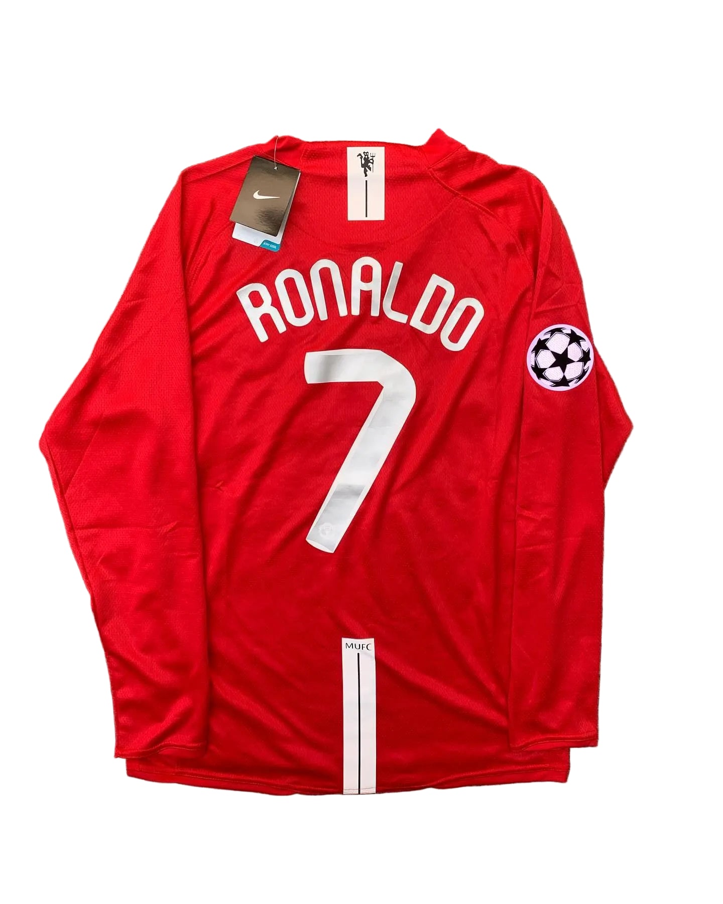 Shirt Cristiano Ronaldo Manchester United 07-08 - Long Sleeve – Shirt Archive