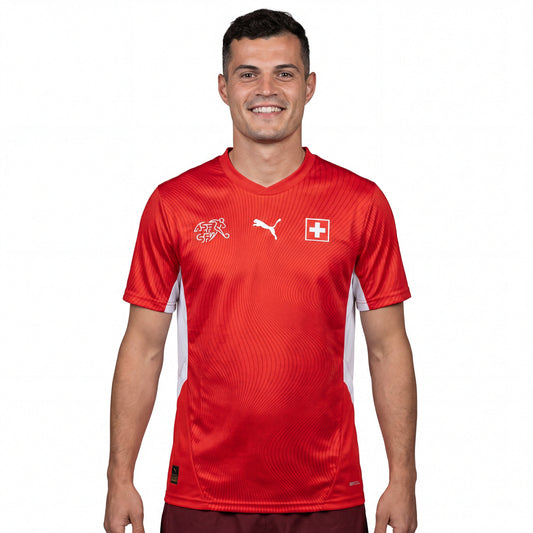Camiseta Suiza 2026 Primera Equipación Versión Jugador | Hombre