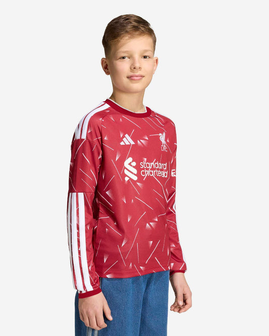 Camiseta Liverpool 26/27 Primera Equipación Manga Larga | Niño